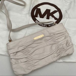 Michael Kors Webster leather clutch